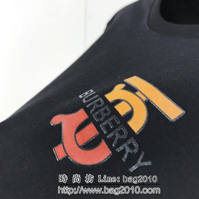 BURBERRY巴寶莉 19早春最新 BBR x Riccardo 限量 專屬TB標識 男款短袖Tee ydi2124